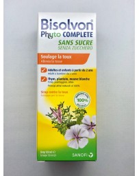 Bisolvon Phyto Complexte sirop sans sucre contre la toux fl 125 ml