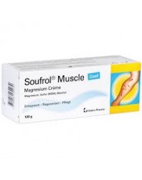 Soufrol Muscle Magnesium crème cool tb 120 g