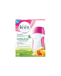 VEET EasyWax roll-on set sensitive cire chaude natural