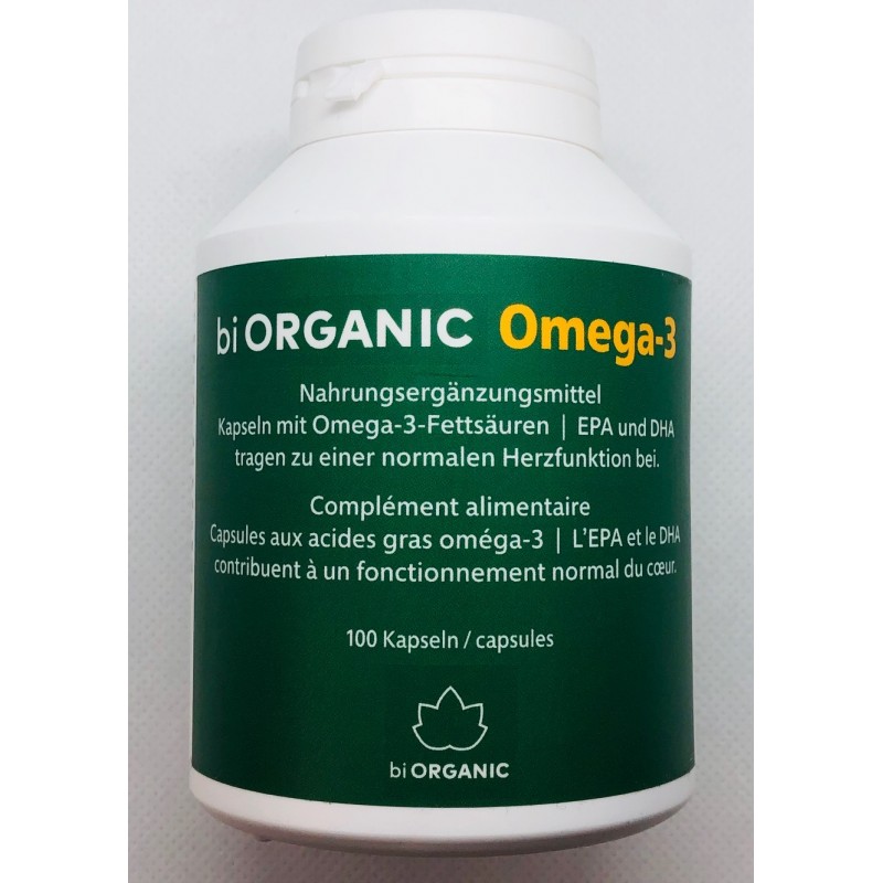 BIORGANIC Omega-3 caps français/allemand bte 100 pce