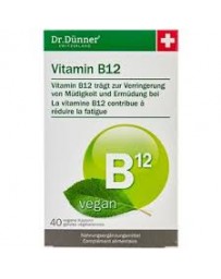 Dünner vitamin B12 vegan caps 40 pce
