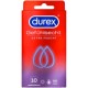 DUREX préservatif sensoriel extra lubrifié 10 pce