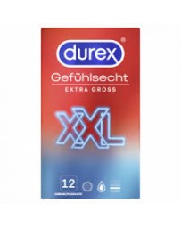 DUREX préservatif sensoriel extra large 12 pce