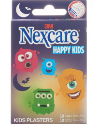 3M Nexcare pansements enfants Happy Kids Monsters 20 pce