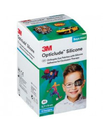 3M Opticlude Silicone pansement orthoptique 5.7x8cm maxi boys 50 pce
