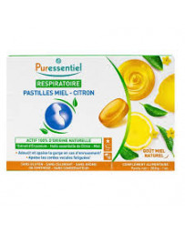 Puressentiel Respiratoire pastilles gorge ccitron-miel 18 pce
