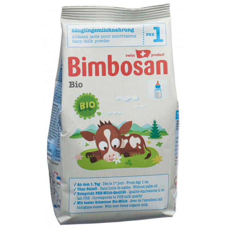 Bimbosan Bio 1 lait pour nourrissons recharge 400 g