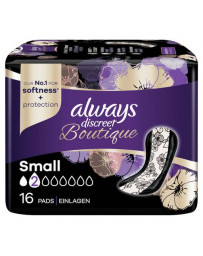 always Discreet Boutique incontinence Pads small 16 pce