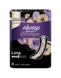 always Discreet Boutique incontinence Pads+ long 8 pce