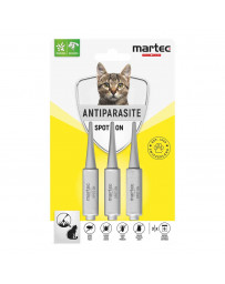 martec PET CARE spot on ANTIPARASITE pour chats 3 x 1 ml