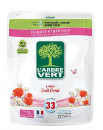 L'ARBRE VERT lessive liquide éveil floral recharge français sach 1.5 lt
