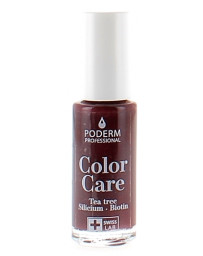 PODERM Vernis Color Care 437 Rouge Noir fl 8 ml