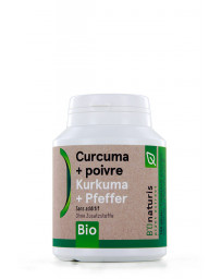 BIONATURIS curcuma+poivre caps 260 mg bio 180 pce