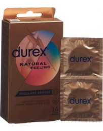 DUREX natural feeling préservatif big pack 16 pce