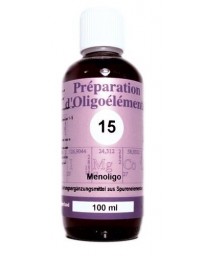 BIOLIGO no 15 préparat d'oligoéléments 100 ml