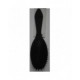 HERBA brosse ronde softtouch nat-poly noir oval