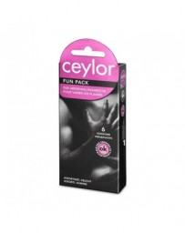 Ceylor Fun Pack préservatif avec réservoir 6 pce