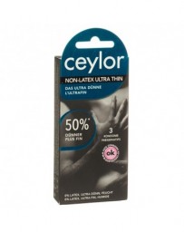 Ceylor Non Latex préservatif ultra thin 3 pce