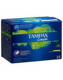 TAMPAX tampons Compak Super 22 pce